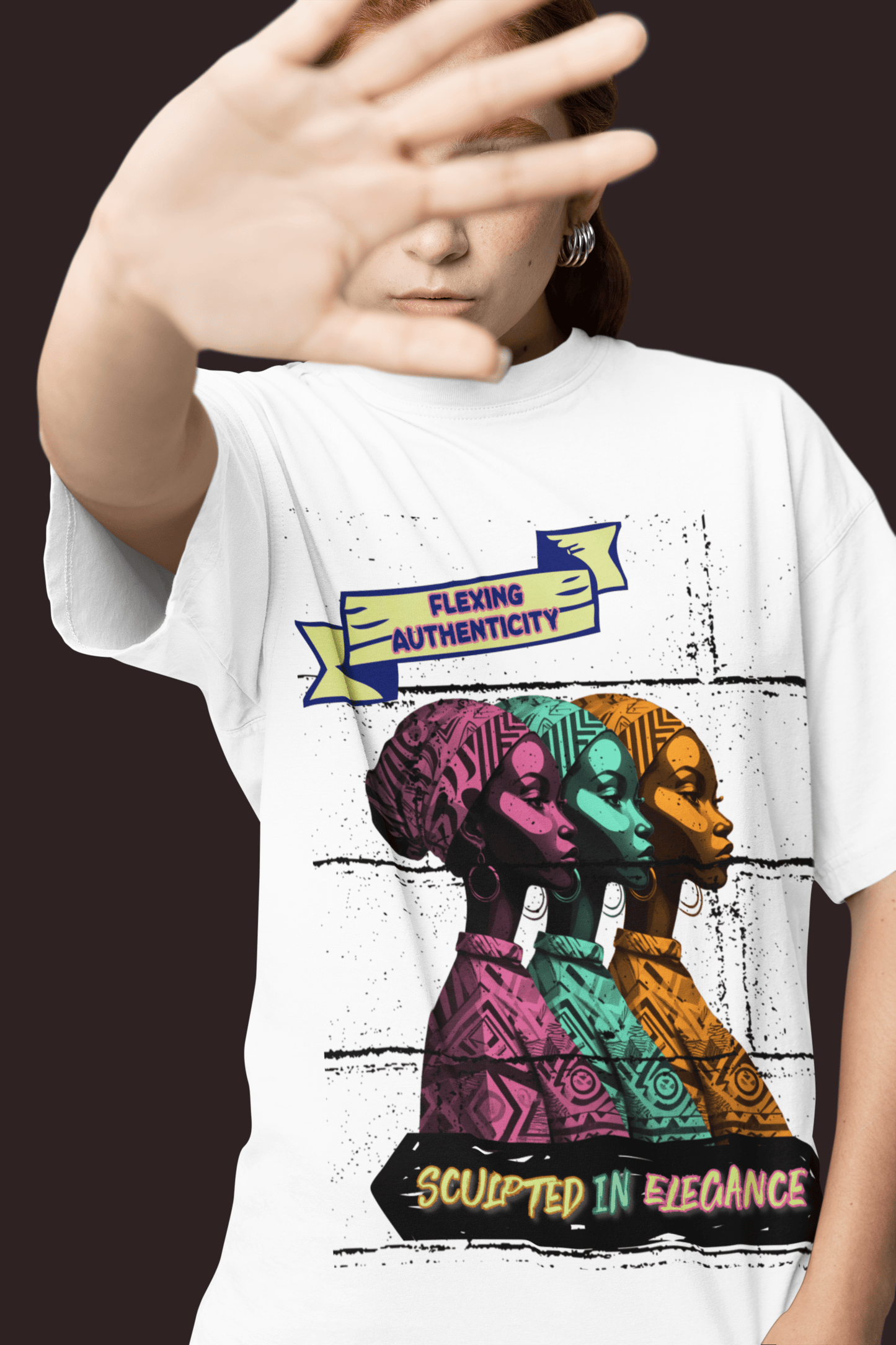 Flexing Authenticity Oversized T-Shirt | The OddBall Wagon