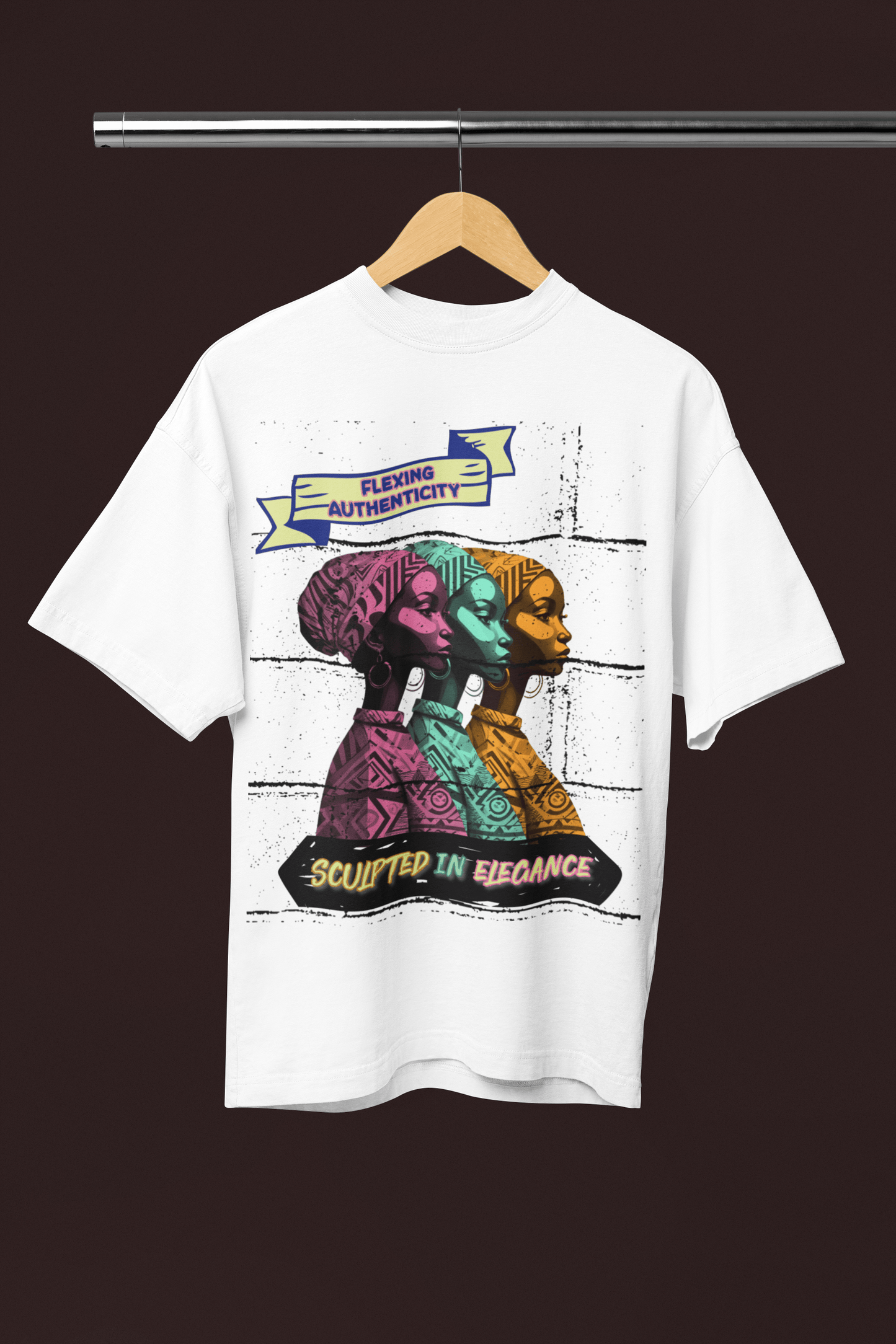 Flexing Authenticity Oversized T-Shirt | The OddBall Wagon