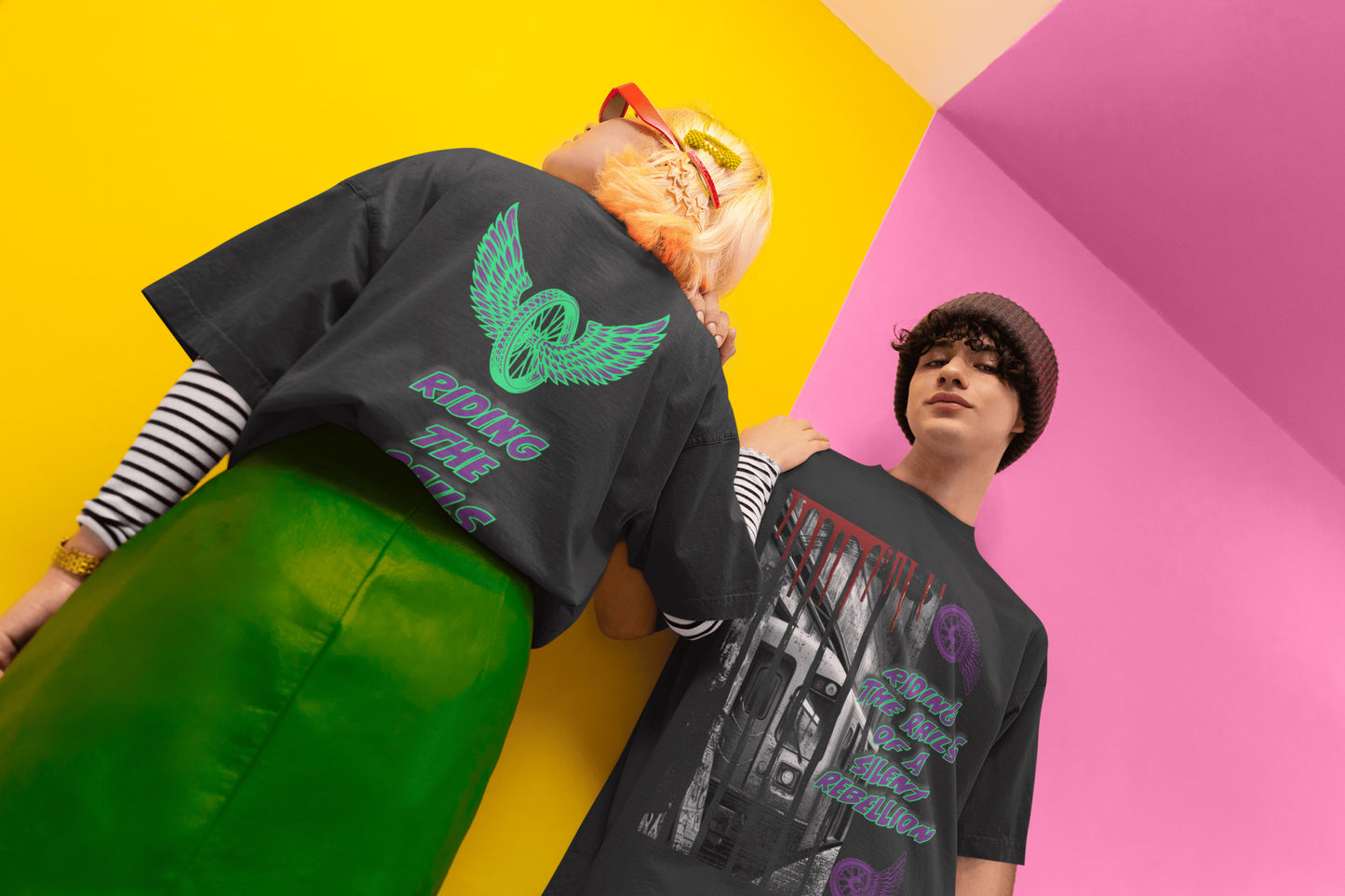 Silent Rebellion Oversized T-Shirt | The OddBall Wagon