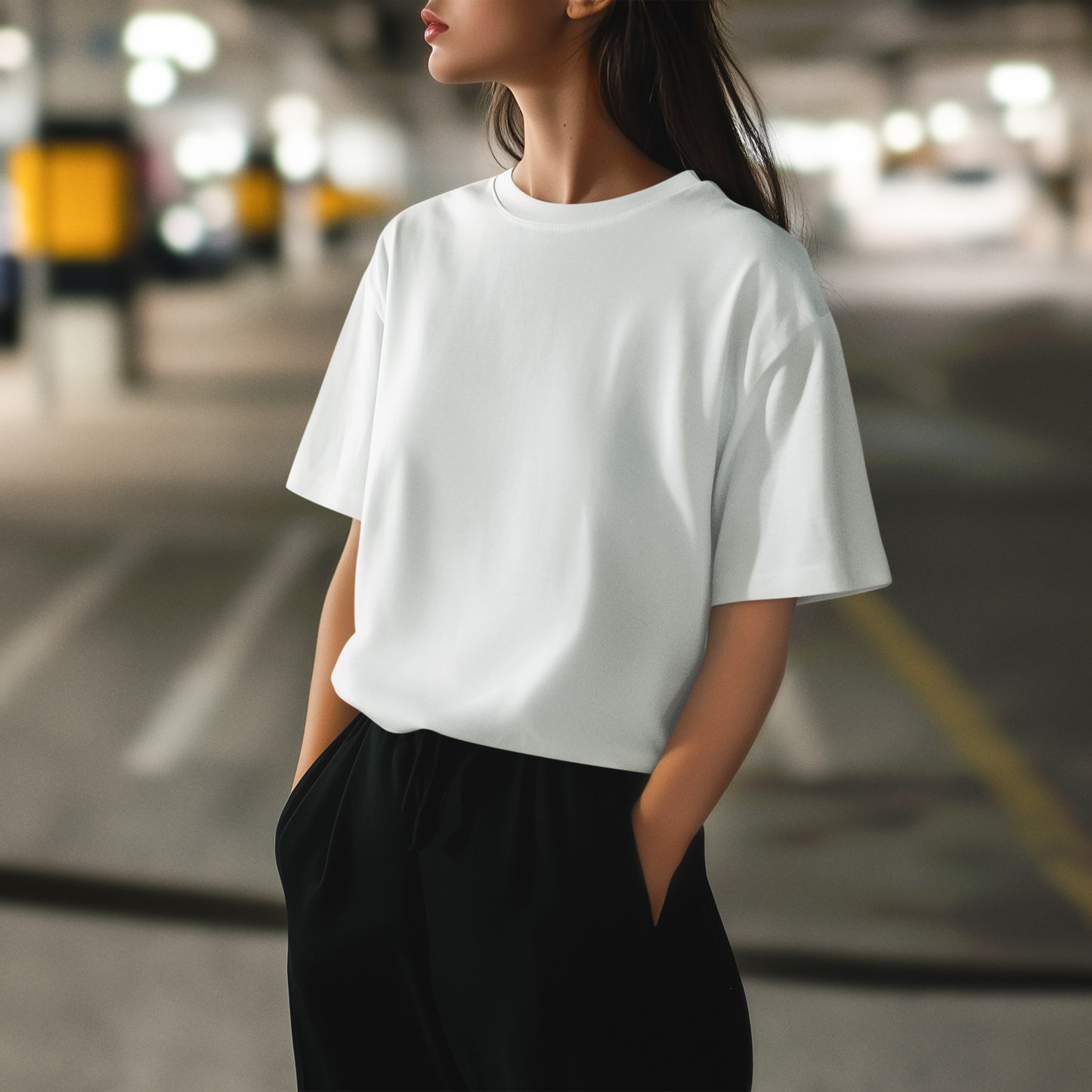 Women’s Oversized T-Shirt – White