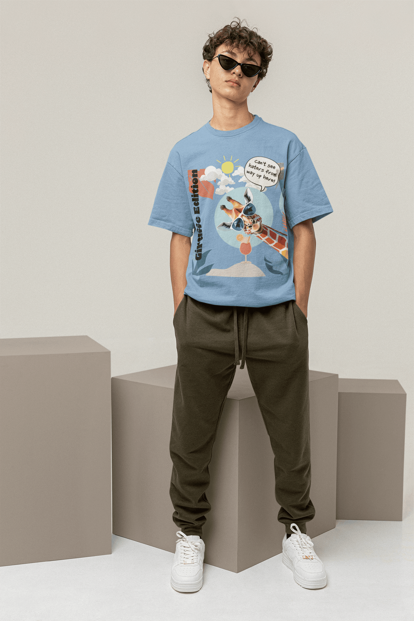 Giraffe Edition Oversized T-Shirt | The OddBall Wagon