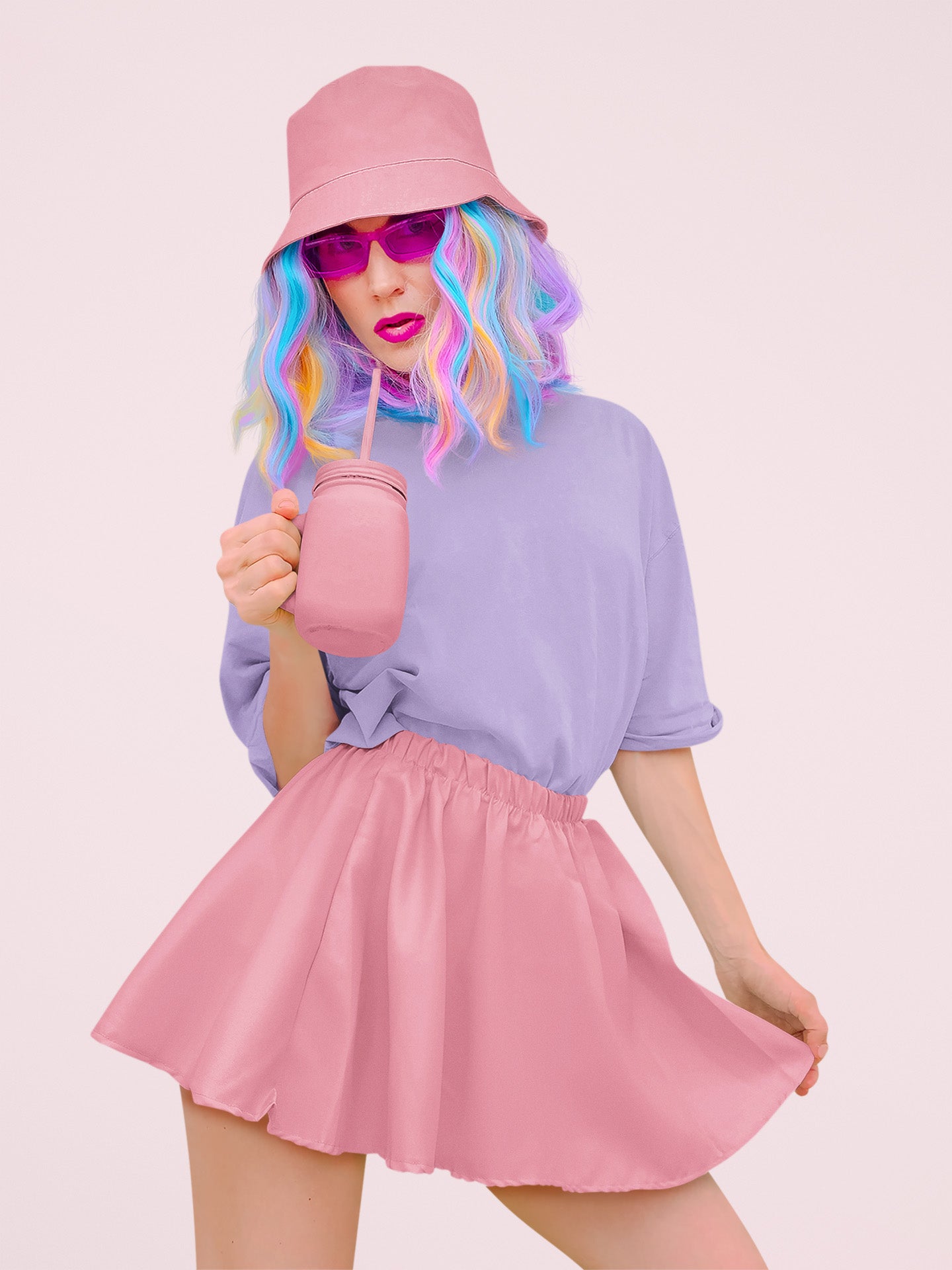 Women’s Oversized T-Shirt – Iris Lavender