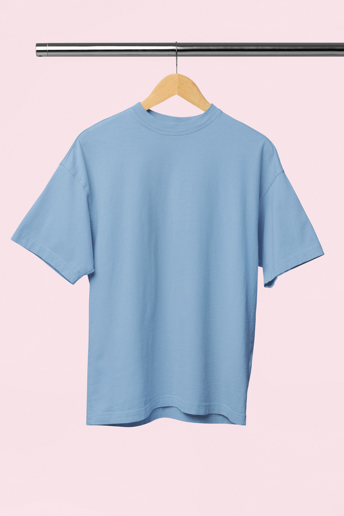 Men’s Oversized T-Shirt – Baby Blue