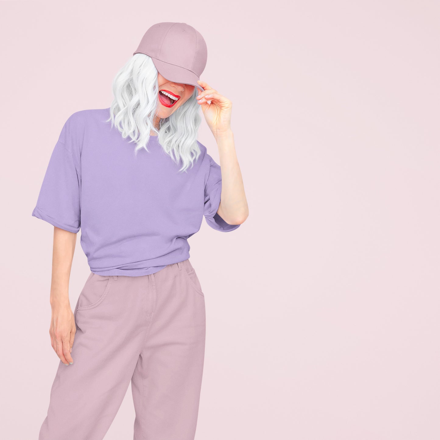 Women’s Oversized T-Shirt – Iris Lavender
