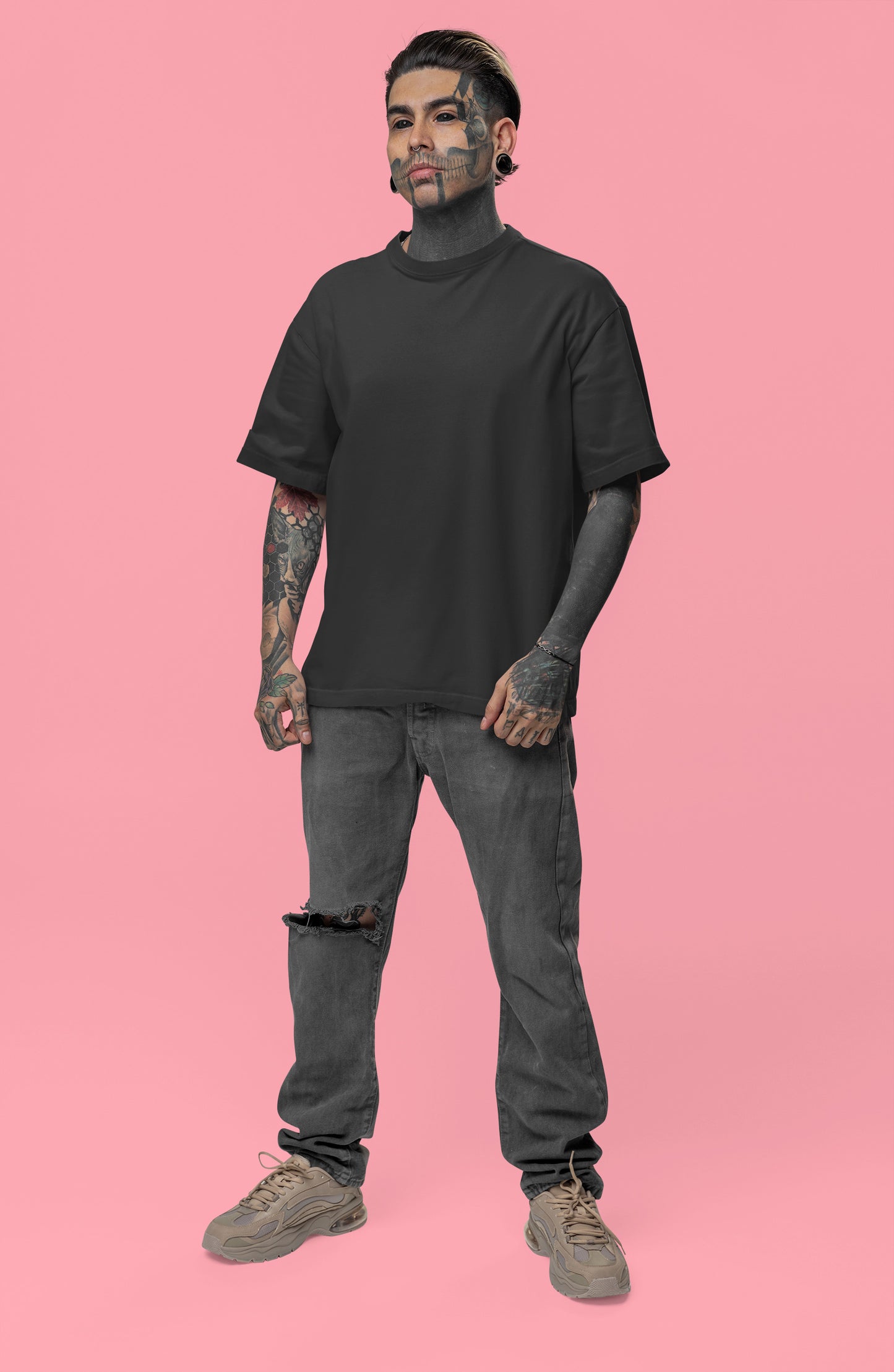 Men’s Oversized T-Shirt – Black