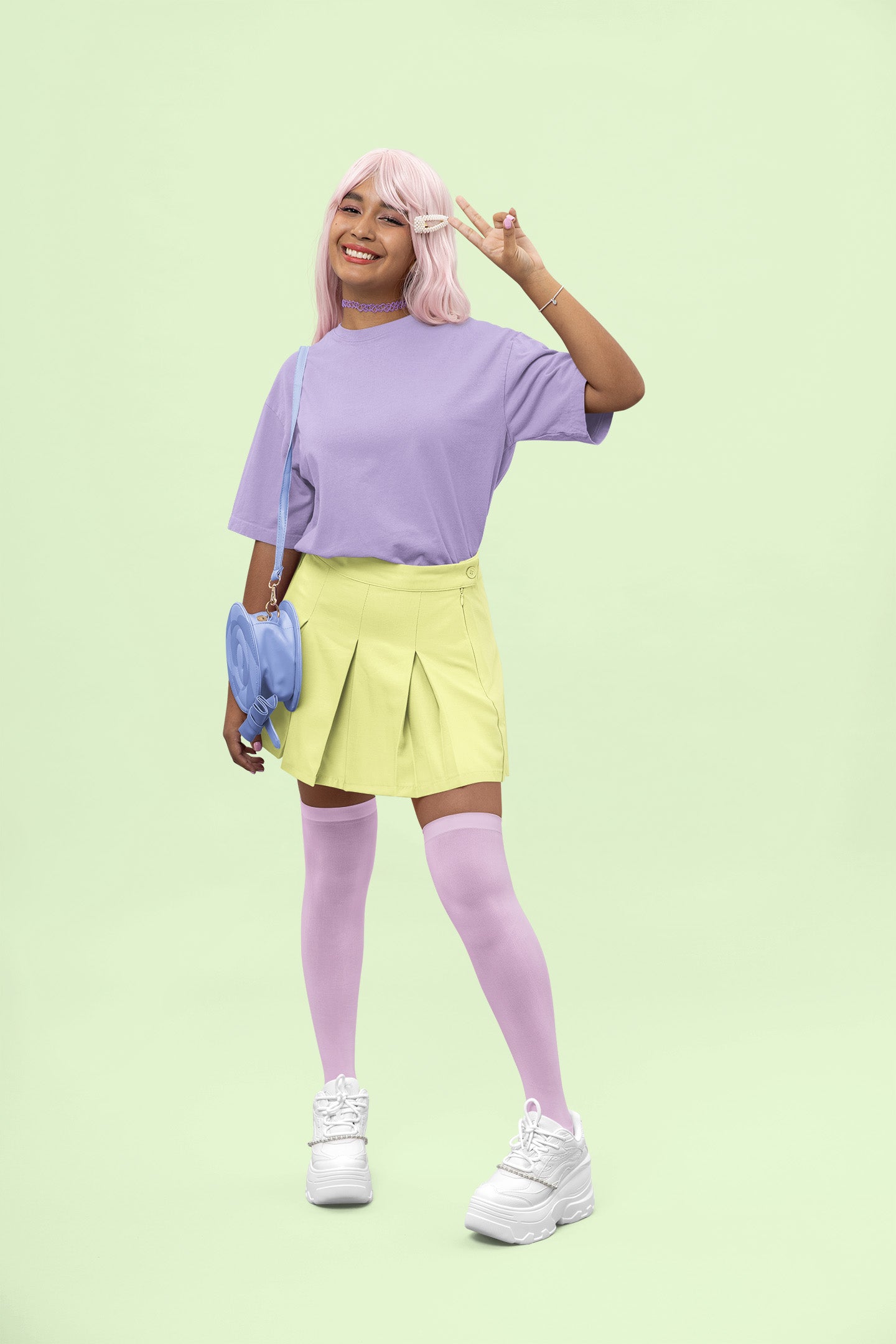 Women’s Oversized T-Shirt – Iris Lavender