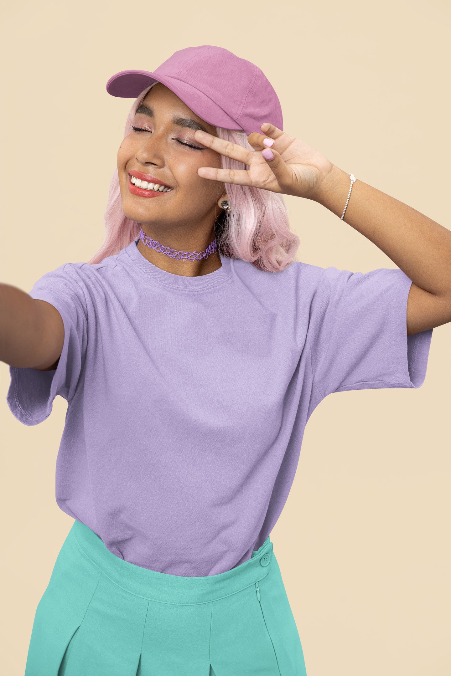 Women’s Oversized T-Shirt – Iris Lavender