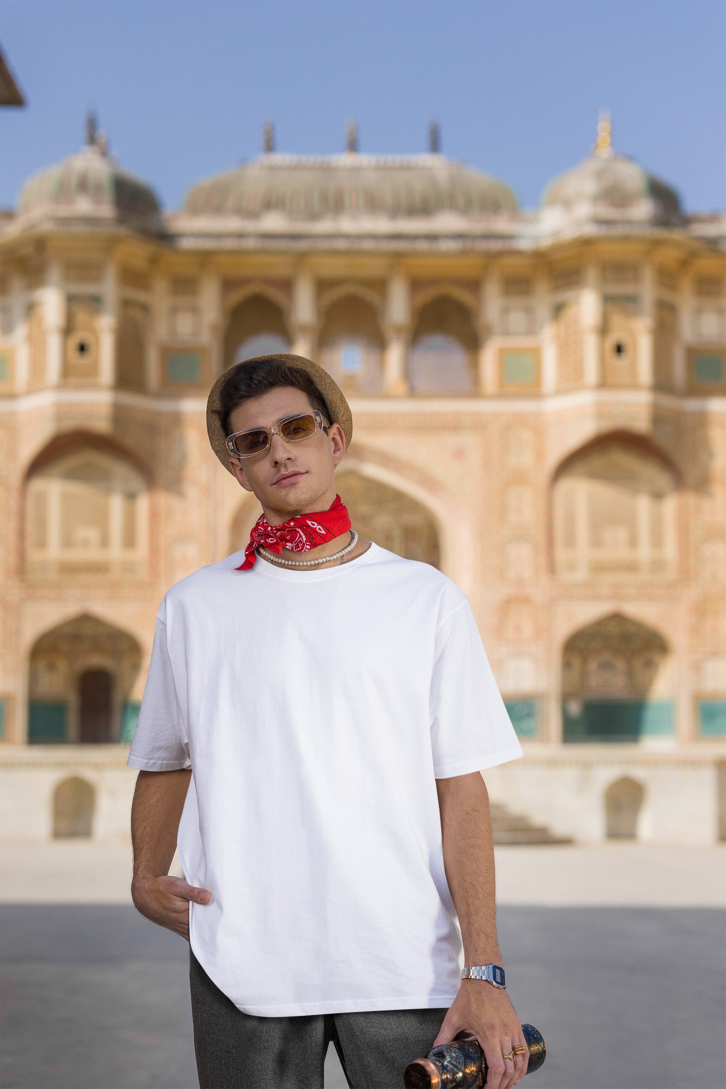 Men’s Oversized T-Shirt – White
