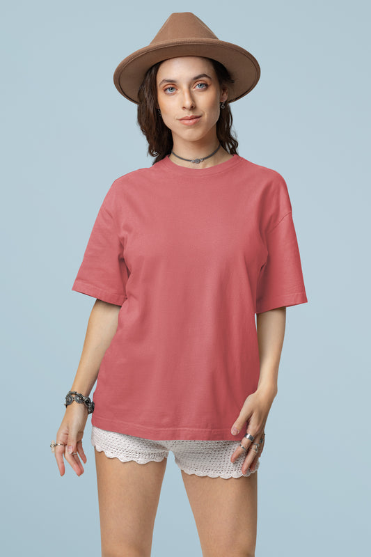 Women’s Oversized T-Shirt – Dusty Rose