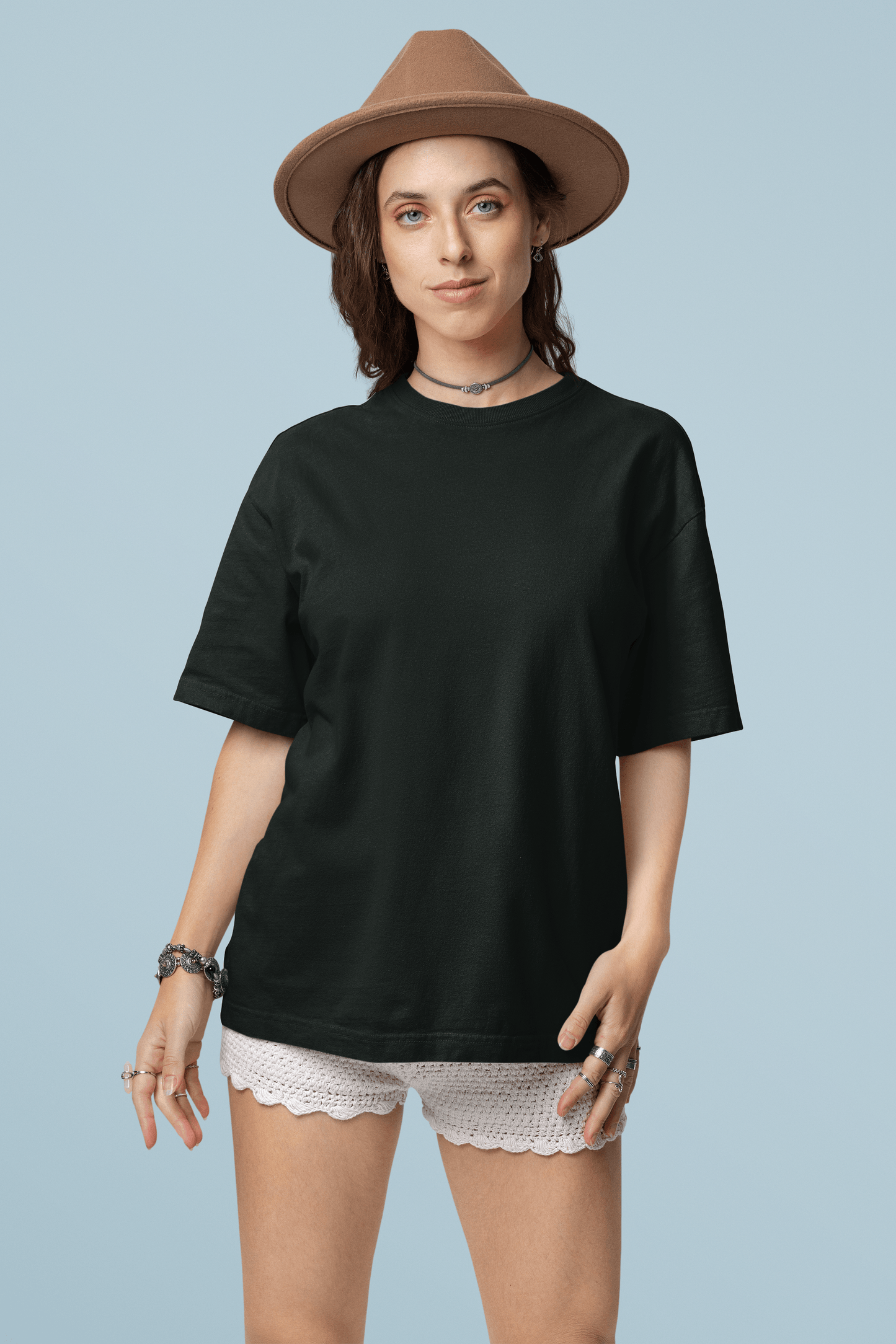Women’s Oversized T-Shirt – Bottle Green